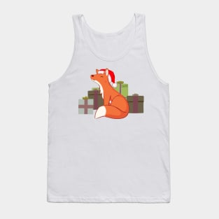 Christmas Fox Tank Top